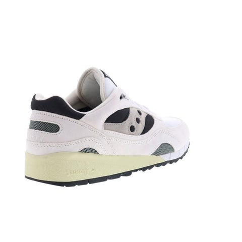 Saucony Shadow 6000 S70441-15 Mens White Suede Lifestyle Sneakers Shoes