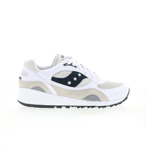 Saucony Shadow 6000 S70441-3 Mens White Synthetic Lifestyle Sneakers Shoes