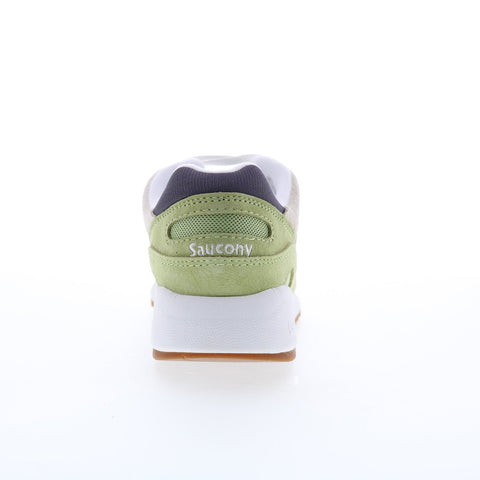 Saucony Shadow 6000 S70441-43 Mens White Suede Lifestyle Sneakers Shoes