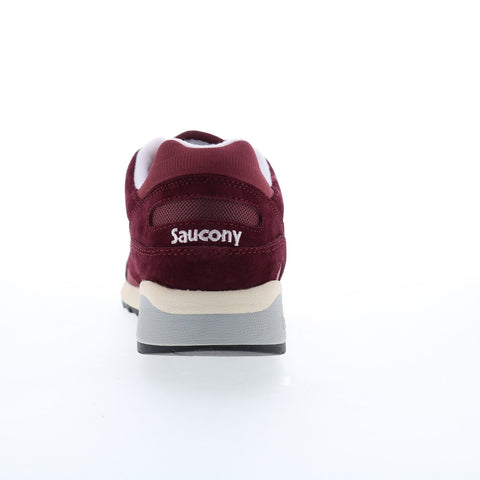 Saucony Shadow 6000 S70441-48 Mens Burgundy Suede Lifestyle Sneakers Shoes