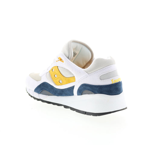 Saucony Shadow 6000 S70441-4 Mens White Synthetic Lifestyle Sneakers Shoes