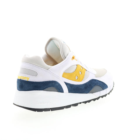 Saucony Shadow 6000 S70441-4 Mens White Synthetic Lifestyle Sneakers Shoes