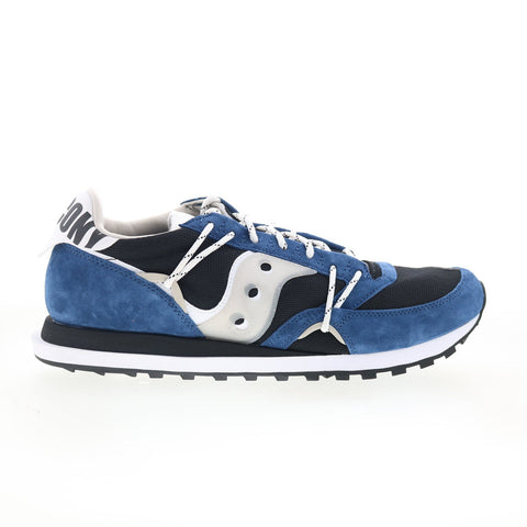 Saucony Jass DST S70528-12 Mens Blue Suede Lifestyle Sneakers Shoes