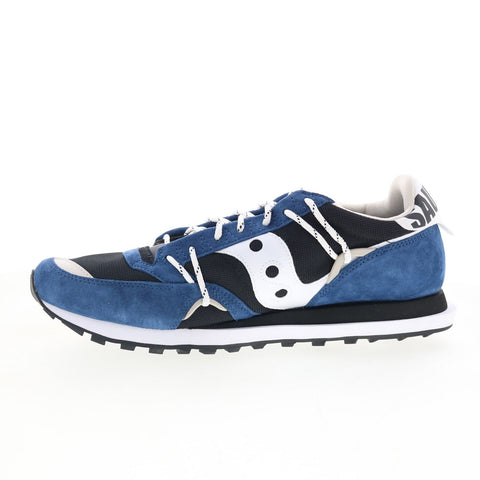 Saucony Jass DST S70528-12 Mens Blue Suede Lifestyle Sneakers Shoes