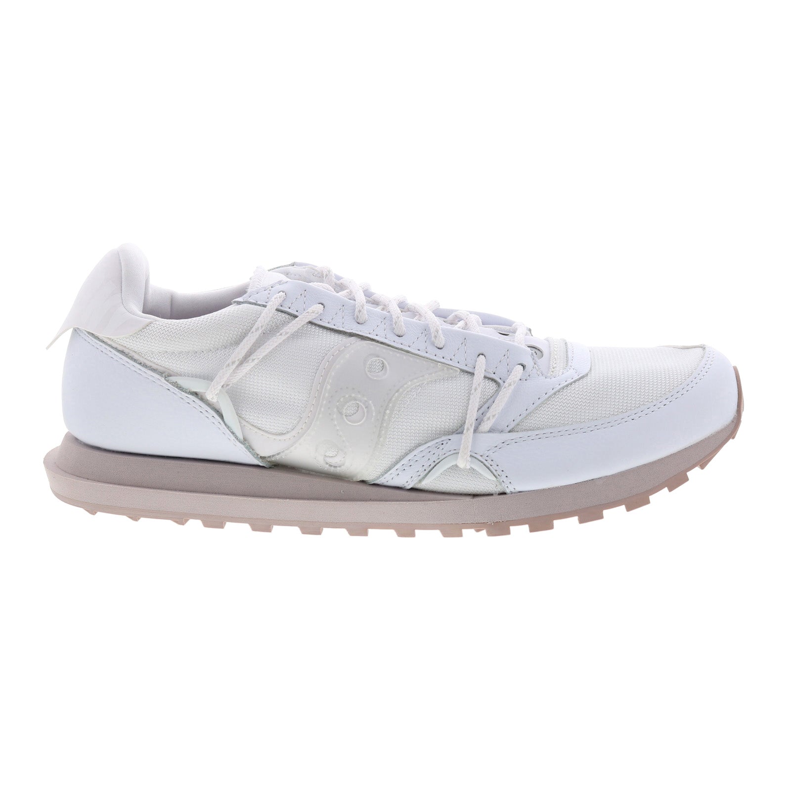 Saucony Jazz DST S70528-1 Mens White Leather Lifestyle Sneakers