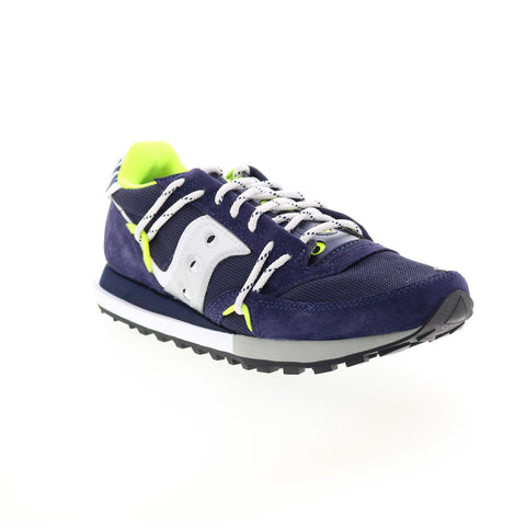 Saucony Jazz DST S70528-9 Mens Blue Suede Lace Up Lifestyle Sneakers Shoes