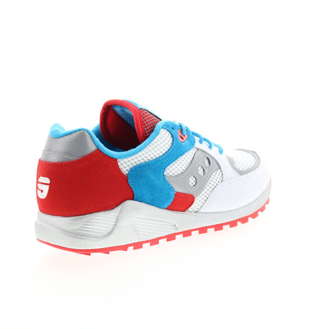 Saucony Jazz 4000 S70531-3 Mens White Suede Lifestyle Sneakers Shoes