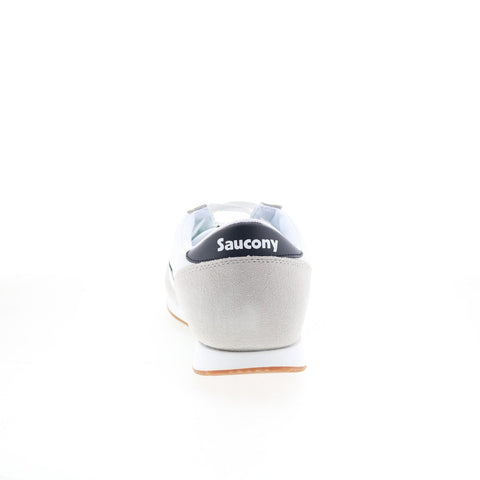 Saucony Hornet S70538-14 Mens White Suede Lifestyle Sneakers Shoes