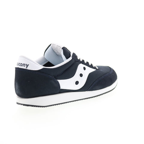 Saucony Hornet S70538-4 Mens Blue Suede Lace Up Lifestyle Sneakers Shoes