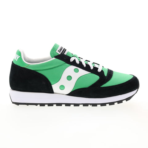 Saucony Jazz 81 S70539-12 Mens Green Suede Lifestyle Sneakers Shoes