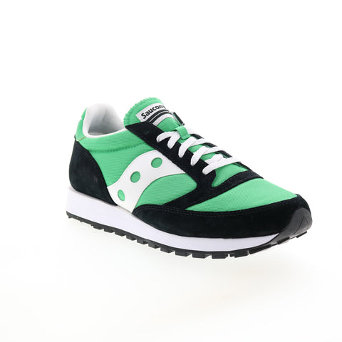 Saucony Jazz 81 S70539-12 Mens Green Suede Lifestyle Sneakers Shoes