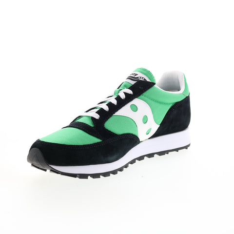 Saucony Jazz 81 S70539-12 Mens Green Suede Lifestyle Sneakers Shoes