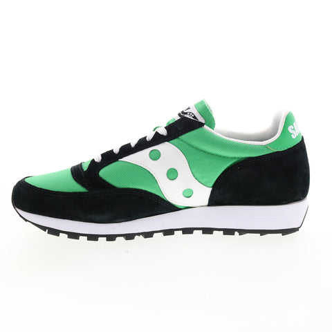 Saucony Jazz 81 S70539-12 Mens Green Suede Lifestyle Sneakers Shoes