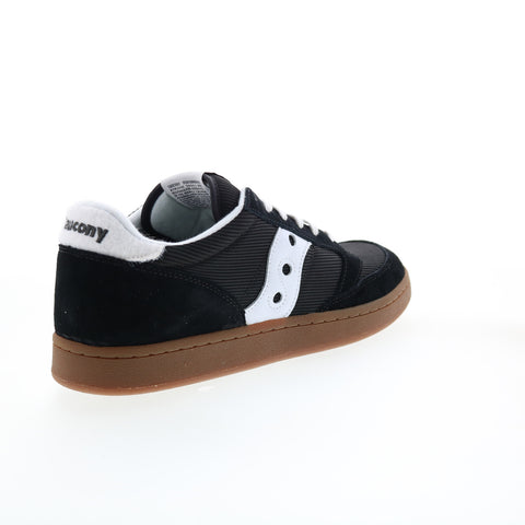 Saucony Jazz Court S70555-11 Mens Black Suede Lifestyle Sneakers Shoes