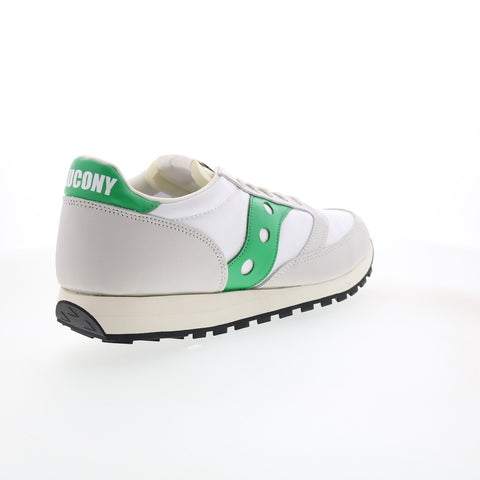 Saucony Jazz 81 S70563-3 Mens White Leather Lifestyle Sneakers Shoes