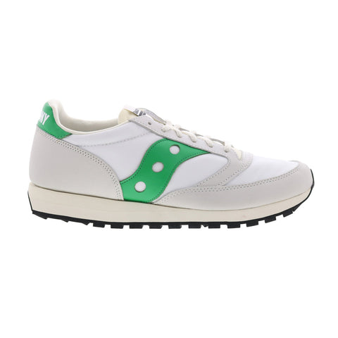 Saucony Jazz 81 S70563-3 Mens White Leather Lifestyle Sneakers Shoes