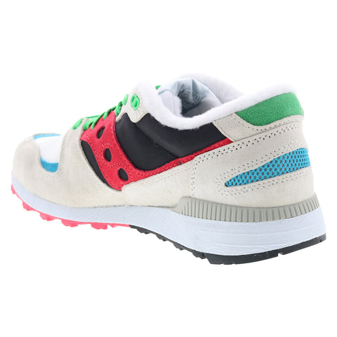 Saucony Azura S70583-1 Mens White Suede Lace Up Lifestyle Sneakers Shoes