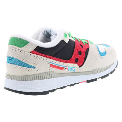Saucony Azura S70583-1 Mens White Suede Lace Up Lifestyle Sneakers Shoes