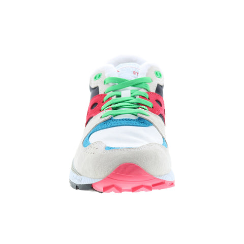 Saucony Azura S70583-1 Mens White Suede Lace Up Lifestyle Sneakers Shoes