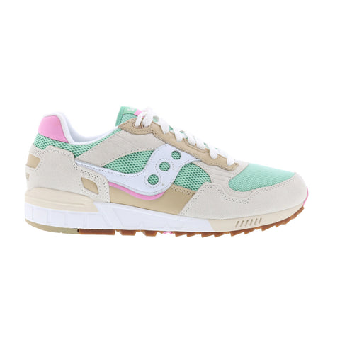 Saucony Shadow 5000 S70637-4 Mens Green Suede Lifestyle Sneakers Shoes