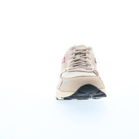 Saucony 3D Grid Hurricane S70670-5 Mens Beige Lifestyle Sneakers Shoes