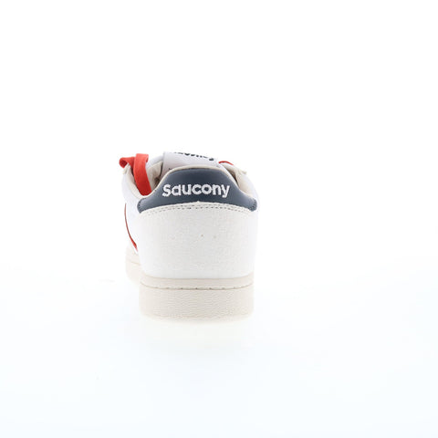 Saucony Jazz Court S70671-4 Mens White Suede Lifestyle Sneakers Shoes