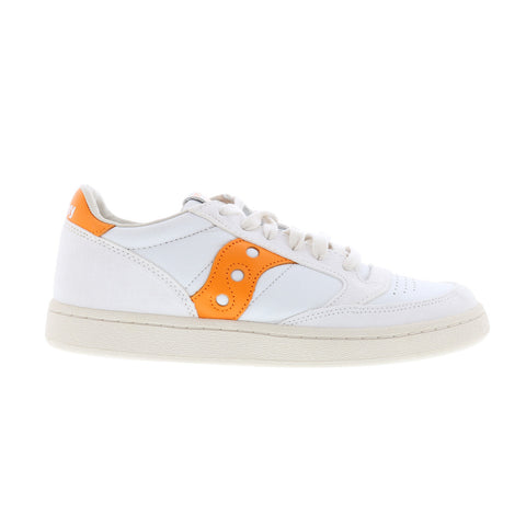 Saucony Jazz Court Low S70671-5 Mens White Suede Lifestyle Sneakers Shoes
