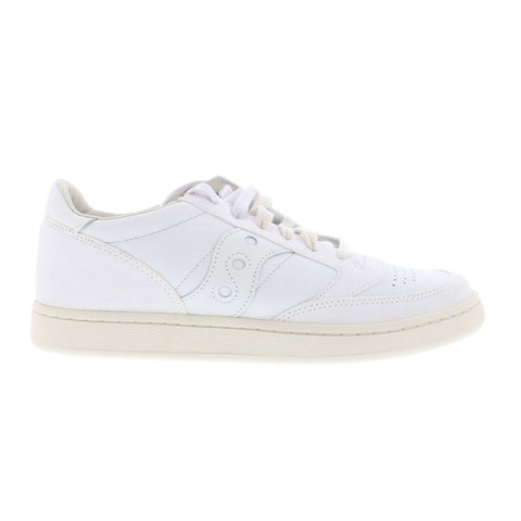 Saucony Jazz Court S70671-6 Mens White Suede Lifestyle Sneakers Shoes