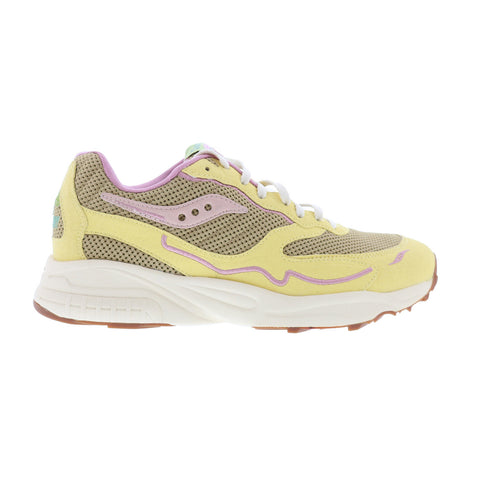 Saucony 3D Grid Hurricane S70747-1 Mens Yellow Lifestyle Sneakers Shoes