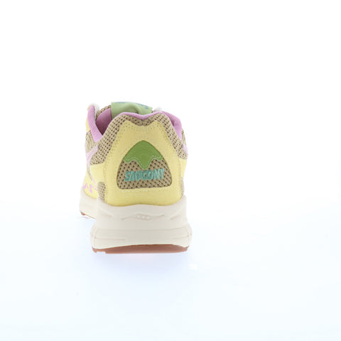 Saucony 3D Grid Hurricane S70747-1 Mens Yellow Lifestyle Sneakers Shoes