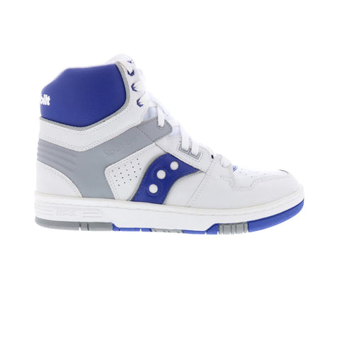 Saucony Sonic HI S70748-1 Mens White Leather Lifestyle Sneakers Shoes