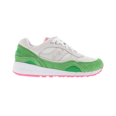 Saucony Shadow 6000 S70751-2 Mens Green Suede Lifestyle Sneakers Shoes
