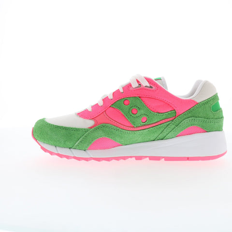 Saucony Shadow 6000 S70751-2 Mens Green Suede Lifestyle Sneakers Shoes