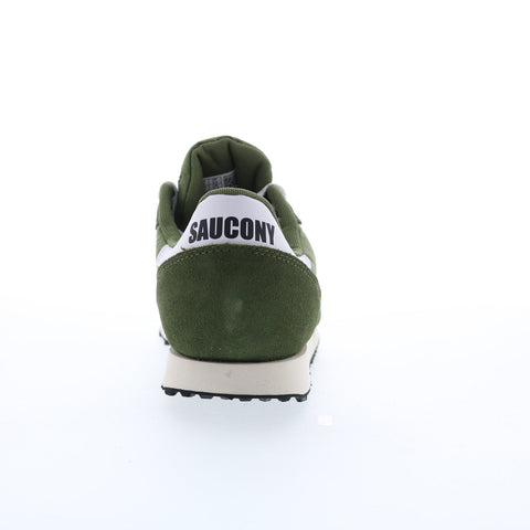 Saucony DXN Trainer S70757-5 Mens Green Suede Lifestyle Sneakers Shoes