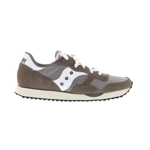 Saucony DXN Trainer S70757-6 Mens Gray Suede Lifestyle Sneakers Shoes
