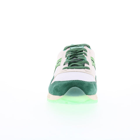 Saucony Shadow 5000 S70769-1 Mens Green Suede Lifestyle Sneakers Shoes