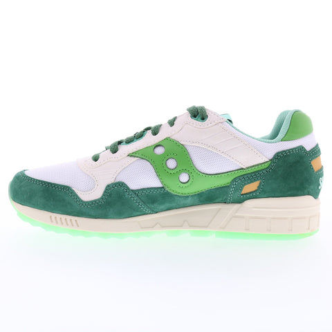 Saucony Shadow 5000 S70769-1 Mens Green Suede Lifestyle Sneakers Shoes