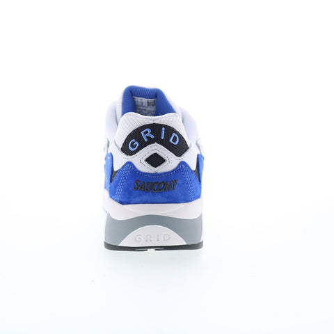 Saucony Grid Shadow 2 S70772-1 Mens White Suede Lifestyle Sneakers Shoes