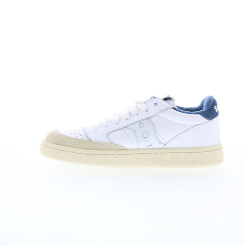 Saucony Jazz Court S70777-2 Mens White Leather Lifestyle Sneakers Shoes