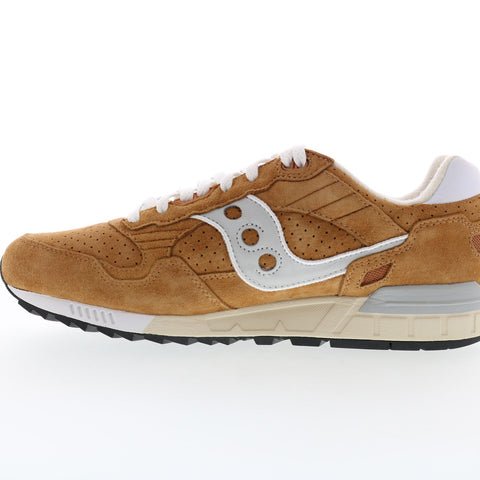 Saucony Shadow 5000 S70778-2 Mens Brown Suede Lifestyle Sneakers Shoes