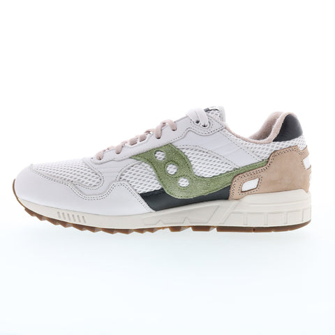 Saucony Shadow 5000 S70779-2 Mens Gray Leather Lifestyle Sneakers Shoes