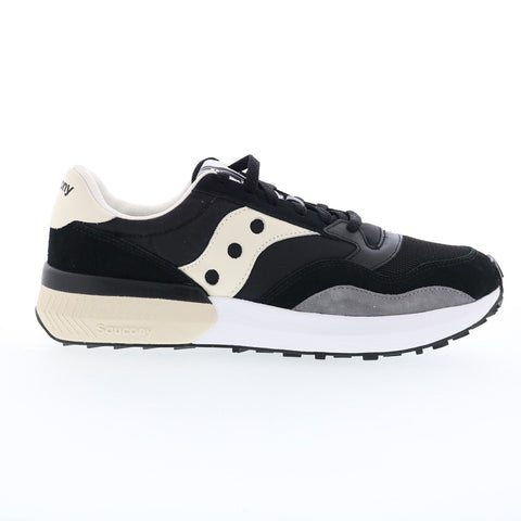 Saucony Jazz NXT S70790-1 Mens Black Suede Lifestyle Sneakers Shoes