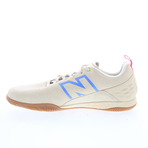 New Balance Audazo V6 Pro Indoor Mens Beige Wide Athletic Soccer Shoes