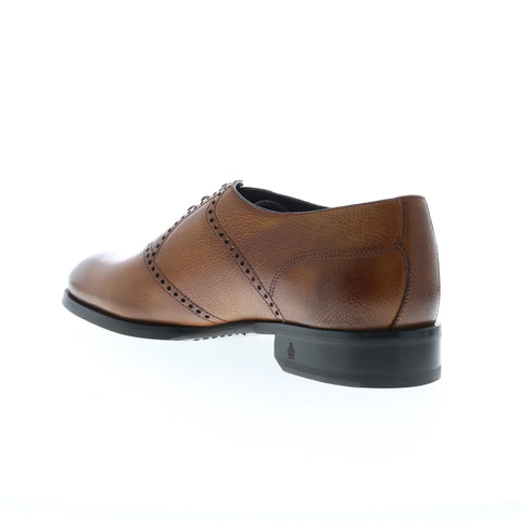 Di Bianco Sabaudia Calf Mens Brown Oxfords & Lace Ups Plain Toe Shoes