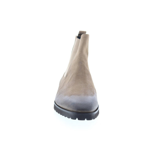 Zelli Italia Sabbia Chelsea Boot Mens Beige Suede Slip On Chelsea Boots