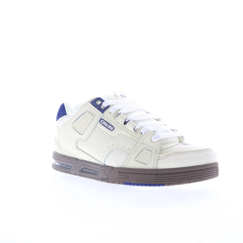 Globe Sabre GBSABR Mens White Leather Skate Inspired Sneakers Shoes