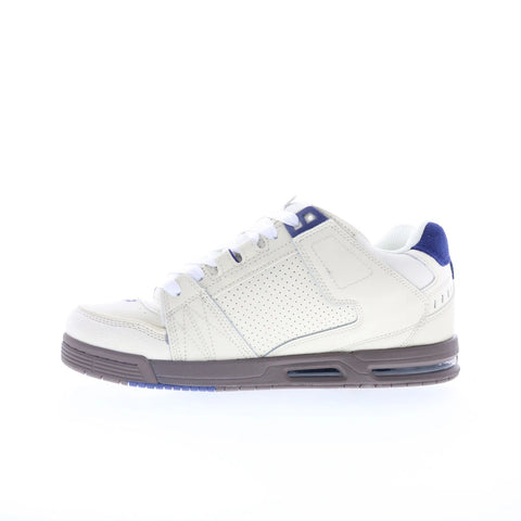 Globe Sabre GBSABR Mens White Leather Skate Inspired Sneakers Shoes