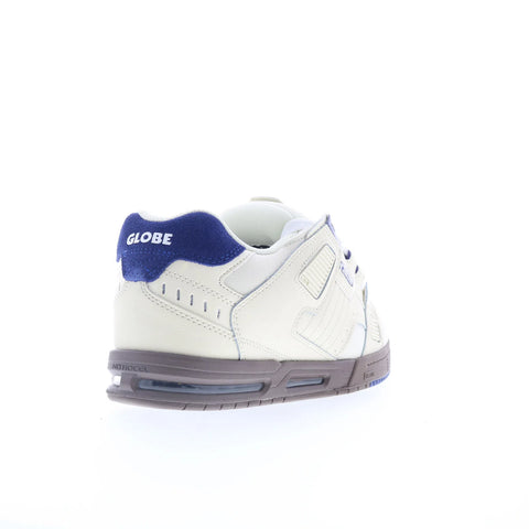 Globe Sabre GBSABR Mens White Leather Skate Inspired Sneakers Shoes