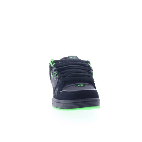 Globe Sabre GBSABR Mens Black Leather Lace Up Skate Inspired Sneakers Shoes