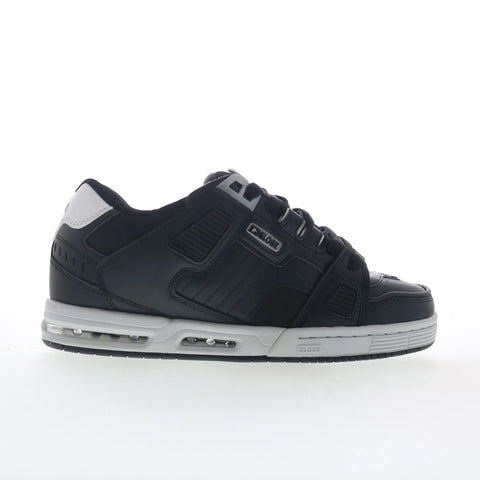 Globe Sabre GBSABR Mens Black Leather Skate Inspired Sneakers Shoes